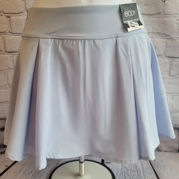 Cotton On Body Pants - COTTON ON Women's Pleated Tennis Skirt- Iced Sky